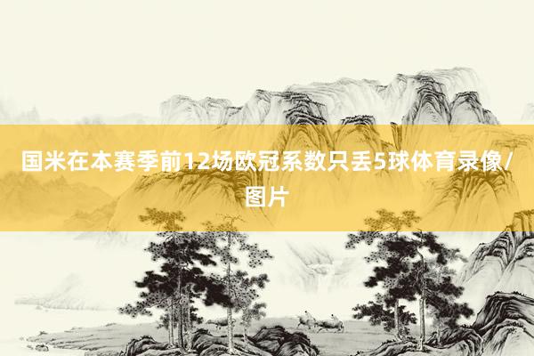 国米在本赛季前12场欧冠系数只丢5球体育录像/图片