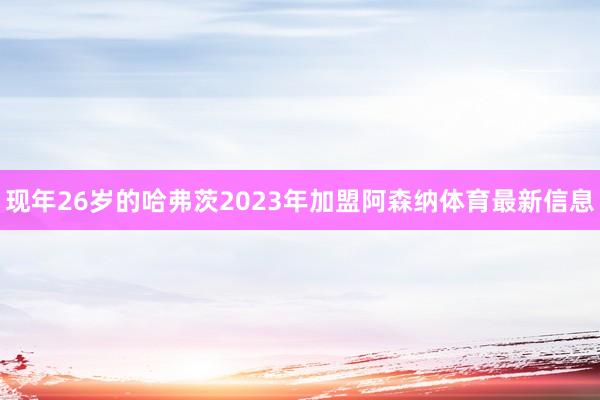 现年26岁的哈弗茨2023年加盟阿森纳体育最新信息