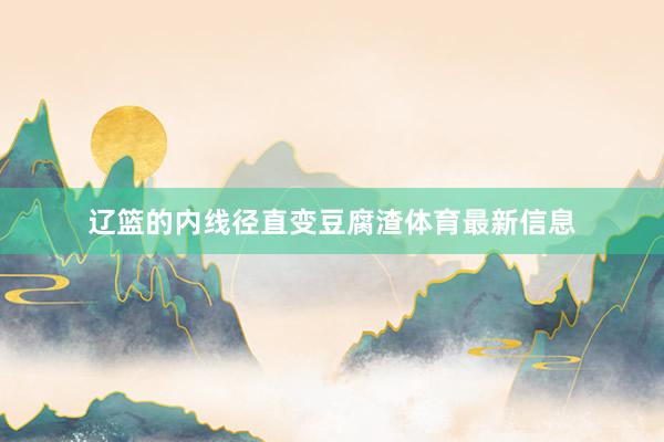 辽篮的内线径直变豆腐渣体育最新信息